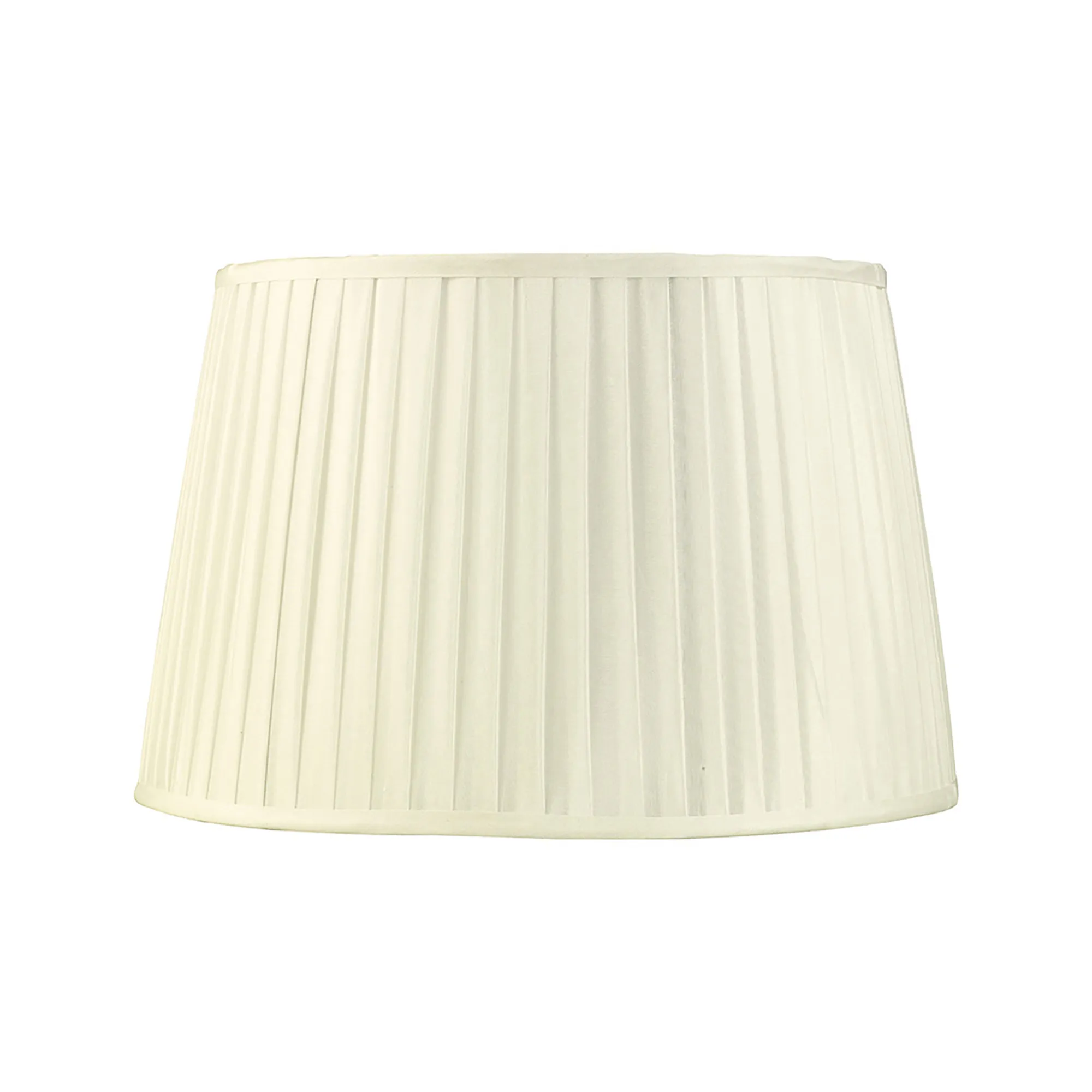 ILS20210  Stella 40cm Round Fabric Shade Ivory